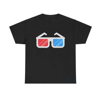 3d Vision Unisex T-Shirt - Cinema Movie Film Buff Retro Vintage Glasses Theater Cool