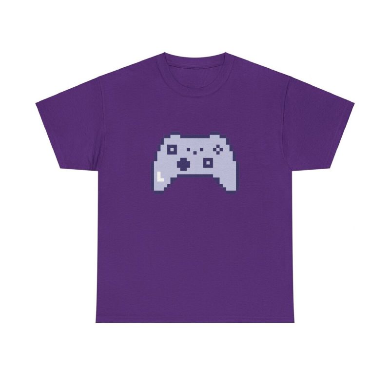8 Bit Pixel Game Controller Joystick Unisex T-Shirt - Retro Gaming Unisex Tee