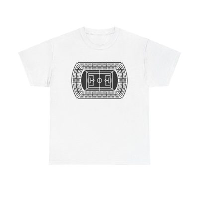 Aerial Stadium Soccer Unisex T-Shirt - Sports Game Day Fan Minimalist Geometric Cool