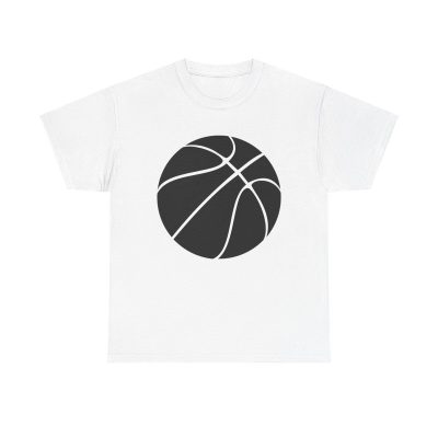 B-ball Basics Unisex T-Shirt - Basketball Sports Athlete Minimalist Cool Black