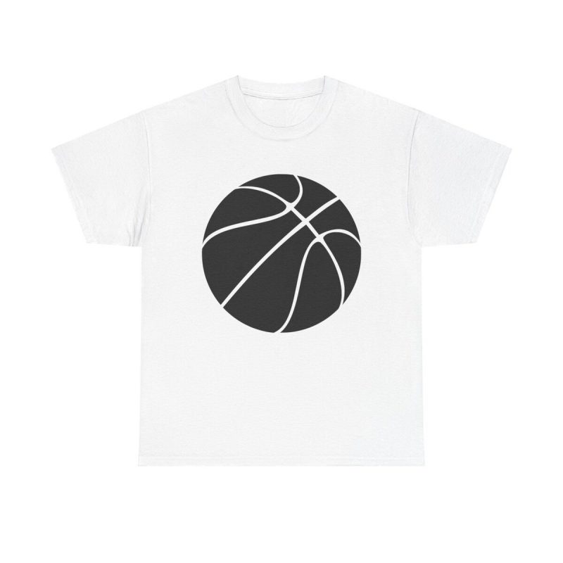 B-ball Basics Unisex T-Shirt - Basketball Sports Athlete Minimalist Cool Black