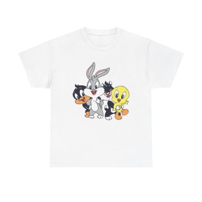 Baby Looney Tunes Group Unisex T-Shirt - Bugs Bunny Daffy Duck Tweety Sylvester Cartoon