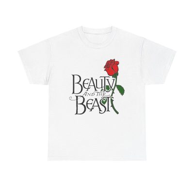 Beauty And The Beast Logo Unisex T-Shirt - Disney Movie Enchanted Rose Fairytale Love