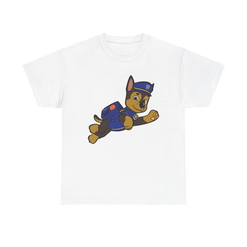 Chase On The Case Unisex T-Shirt - Paw Patrol Nickelodeon Cartoon Police Pup Rescue