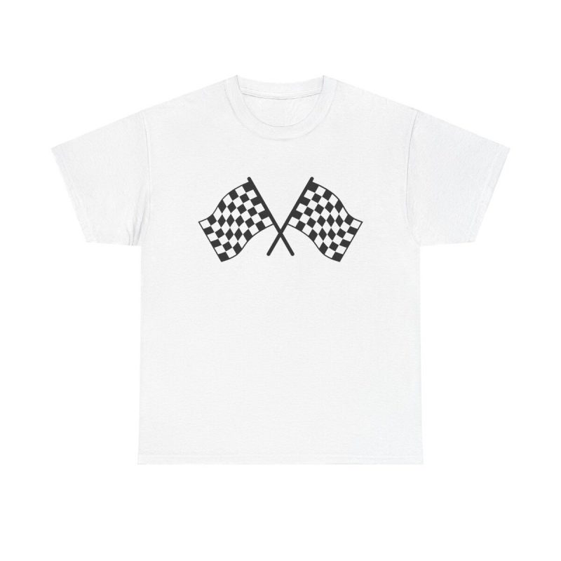 Checkered Champion Unisex T-Shirt - Race Motorsport Formula1 Nascar Speed Winner