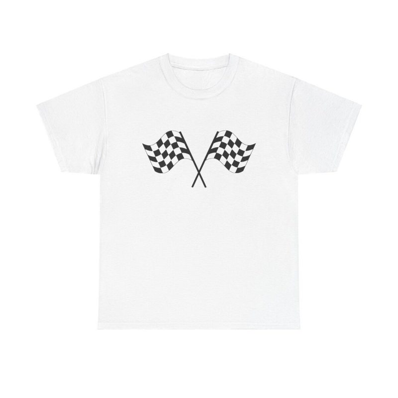 Checkered Finish Unisex T-Shirt - Race Motorsport Speed Victory Formula1 Nascar Indycar