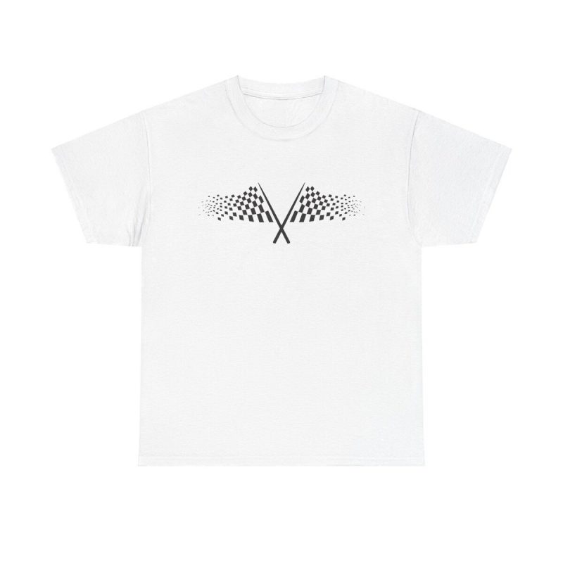 Checkered Flag Unisex T-Shirt - Racing Motorsport Speed Finish Line Victory Champion
