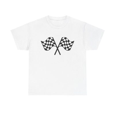 Checkered Flags Unisex T-Shirt - Racing Motorsport Finish Line Victory Speed Champion