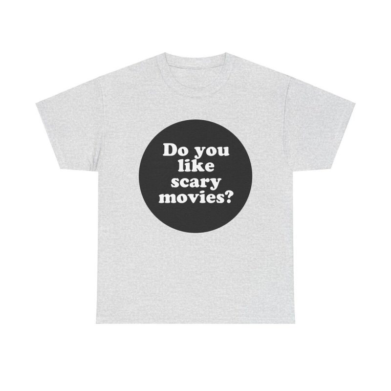Classic Horror Inquiry Unisex T-Shirt - Scary Movies Fan Black White Minimal Cool