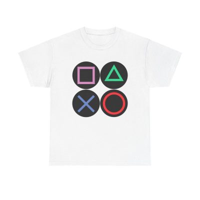 Controller Buttons Unisex T-Shirt - Gaming Console Gamer Playstation Joystick Classic
