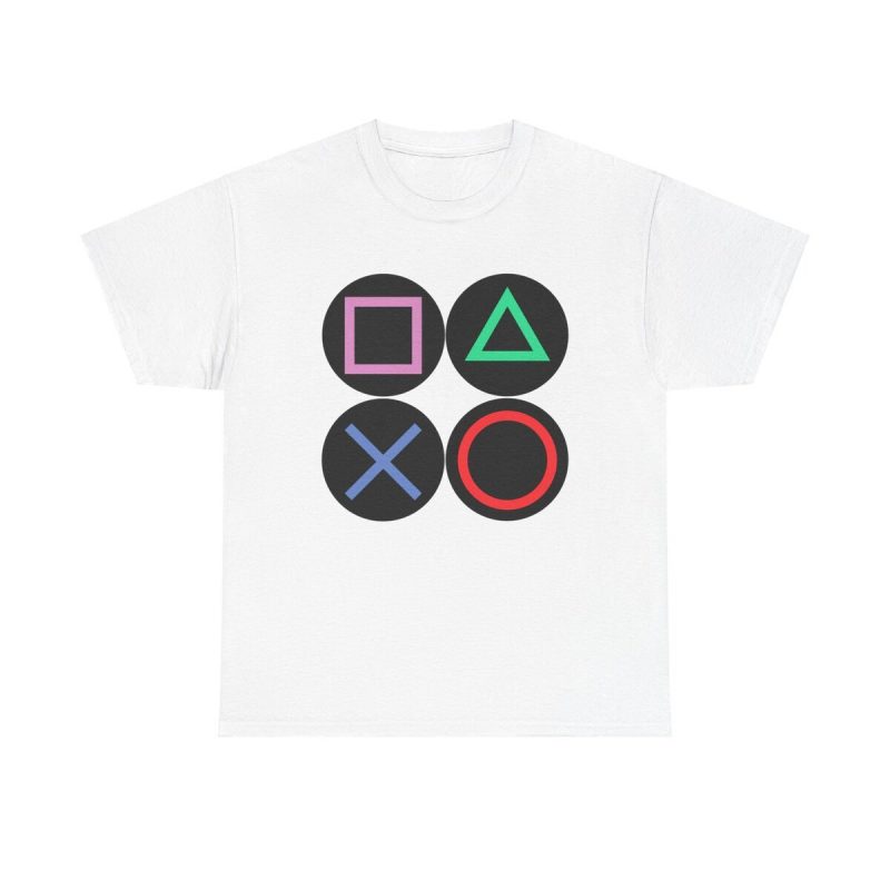 Controller Buttons Unisex T-Shirt - Gaming Console Gamer Playstation Joystick Classic