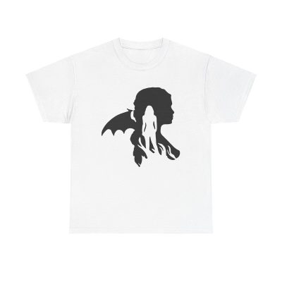 Daenerys Silhouette Unisex T-Shirt - Mother Of Dragons Khaleesi Fantasy Game Of Thrones