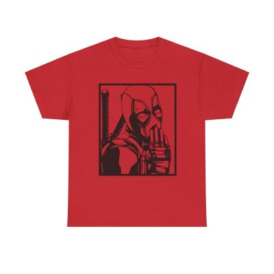 Deadpool Unisex T-Shirt - Marvel Comics Superhero Antihero Wolverine Movie Reynolds