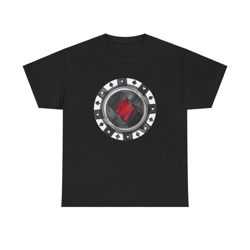 Diamond Dreams Unisex T-Shirt - Poker Chip Gamble Casino Game Night Luck Winner Vintage