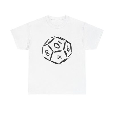 Dice Roll Graphic Unisex T-Shirt - Dungeons Dragons Rpg Roleplay Game Vintage D12 Art