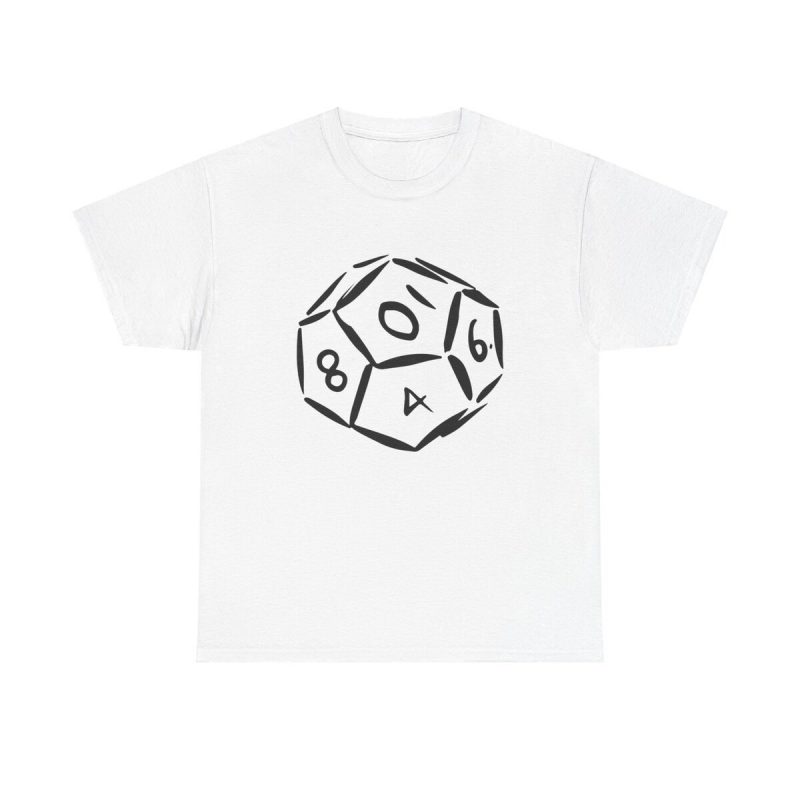 Dice Roll Graphic Unisex T-Shirt - Dungeons Dragons Rpg Roleplay Game Vintage D12 Art