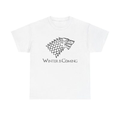 Direwolf Winter Coming Unisex T-Shirt - Stark House Sigil Motto Fantasy Game Of Thrones