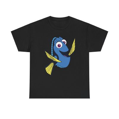 Dory Unisex T-Shirt - Pixar Disney Regal Blue Fish Finding Nemo Classic Movie Funny