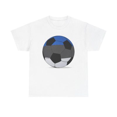 Estonia Soccer Pride Unisex T-Shirt - Estonian Football Fan Supporter Sport World Cup