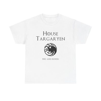Fire And Blood Unisex T-Shirt - House Targaryen Game Of Thrones Dragon Sigil Got