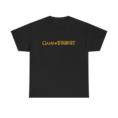 Game Of Thrones Gold Logo Unisex T-Shirt - Hbo Tv Series Fantasy Minimal Cool Simple
