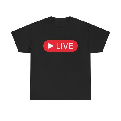 Go Live Now Unisex T-Shirt - Streaming Gamer Online Content Creator Live Broadcast