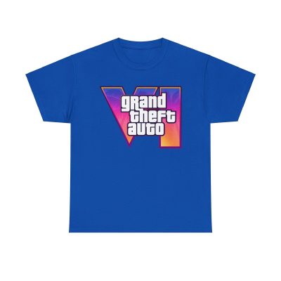 Gta 6 Game Fan Shirt - Grand Theft Auto Six Fun Rpg Crime Vice Npc Ps5 Xbox Pc