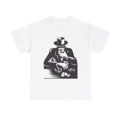 High Roller Unisex T-Shirt - Poker Gambler Casino Game Night Luck Winner Vintage Retro