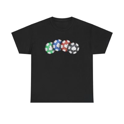 High Stakes Unisex T-Shirt - Poker Chips Gambling Casino Game Night Luck Winner