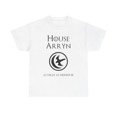 House Arryn As High As Honor Unisex T-Shirt - Game Of Thrones Falcon Sigil Eyrie Quote