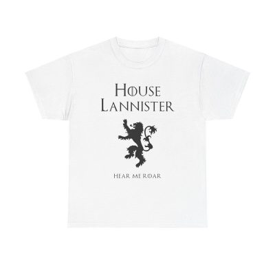 House Lannister Hear Me Roar Unisex T-Shirt - Game Of Thrones Lion Sigil Tv Series