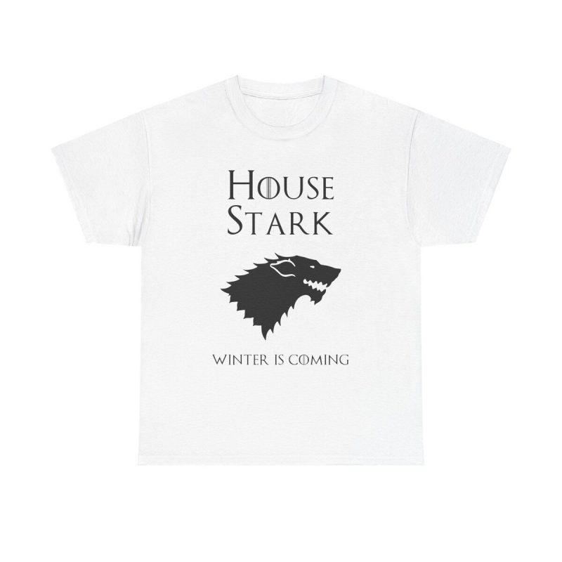 House Stark Winter Is Coming Unisex T-Shirt - Game Of Thrones Direwolf Sigil Tv Series