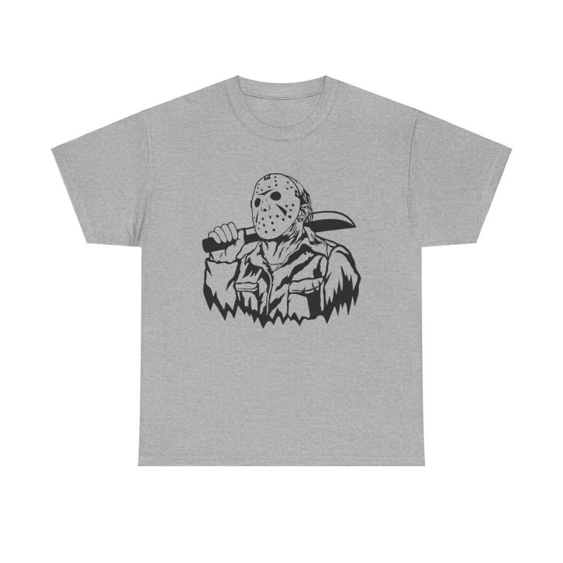 Jason Voorhees Unisex T-Shirt - Friday 13th Horror Movie Slasher Halloween Scary