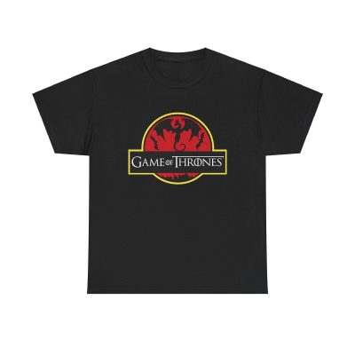 Jurassic Thrones Unisex T-Shirt - Game Of Thrones Jurassic Park Mashup Funny Parody