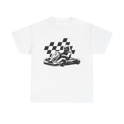 Kart Racer Unisex T-Shirt - Go-kart Racing Karting Speed Cool Champion Checkered Flag