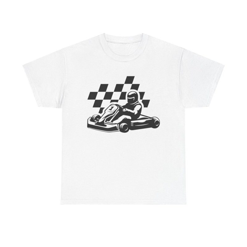 Kart Racer Unisex T-Shirt - Go-kart Racing Karting Speed Cool Champion Checkered Flag