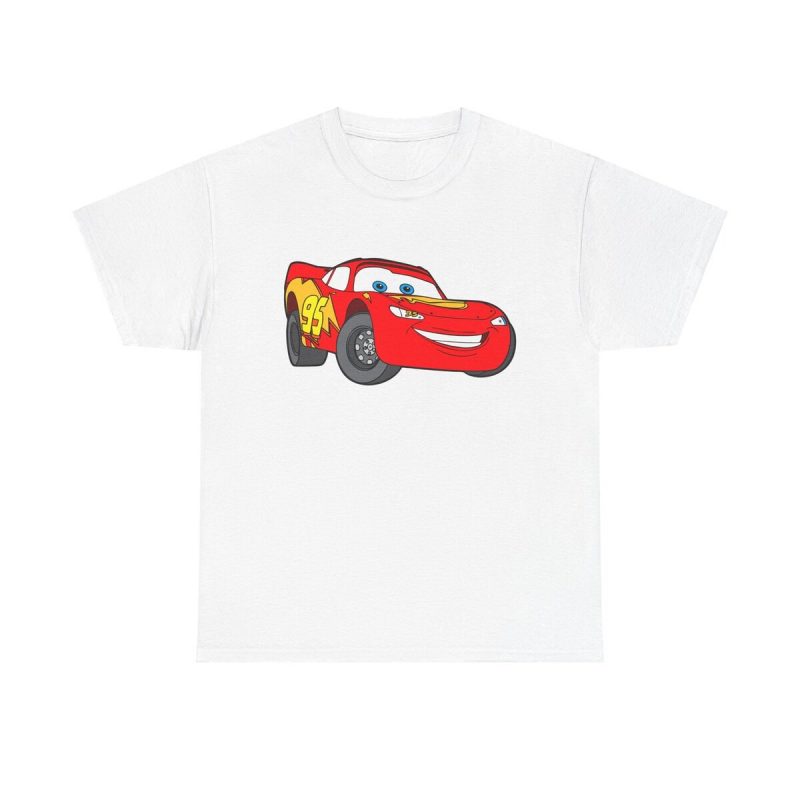 Lightning Mcqueen Unisex T-Shirt - Disney Pixar Cars Racing Classic Kids Movie Race