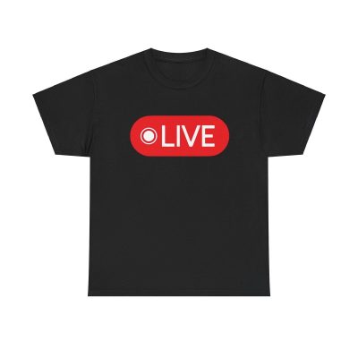 Live Stream Now Unisex T-Shirt - Streaming Gamer Online Content Creator Live Broadcast