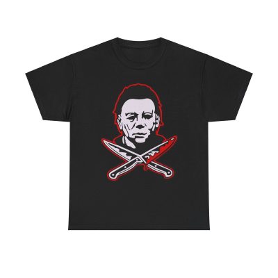 Michael Myers Knives Unisex T-Shirt - Halloween Horror Movie Slasher Scary Villain
