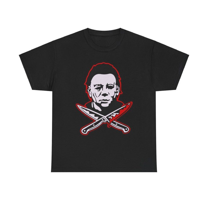 Michael Myers Knives Unisex T-Shirt - Halloween Horror Movie Slasher Scary Villain