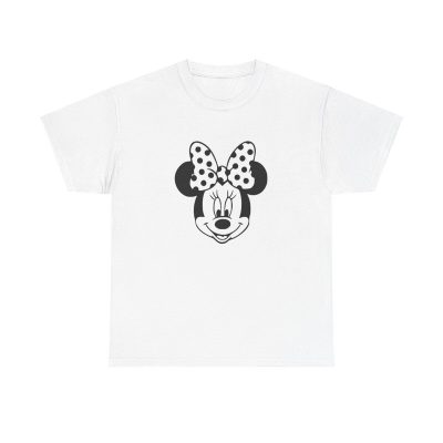Minnie Mouse Face Unisex T-Shirt - Disney Cartoon Character Vintage Retro Cute