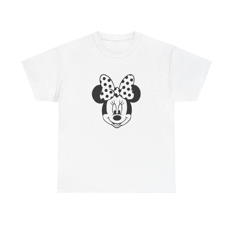 Minnie Mouse Face Unisex T-Shirt - Disney Cartoon Character Vintage Retro Cute