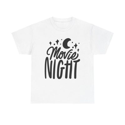 Movie Night Unisex T-Shirt - Cinema Film Buff Cozy Night In Weekend Vibes Minimal Cool