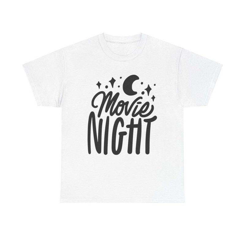 Movie Night Unisex T-Shirt - Cinema Film Buff Cozy Night In Weekend Vibes Minimal Cool