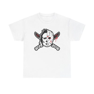 Myers Vs Voorhees Unisex T-Shirt - Horror Movie Slasher Scary Michael Jason Friday 13th