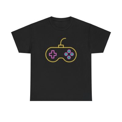Neon Game On - Retro Gaming Controller Vapor Synth Wave Aesthetic 80s 90s