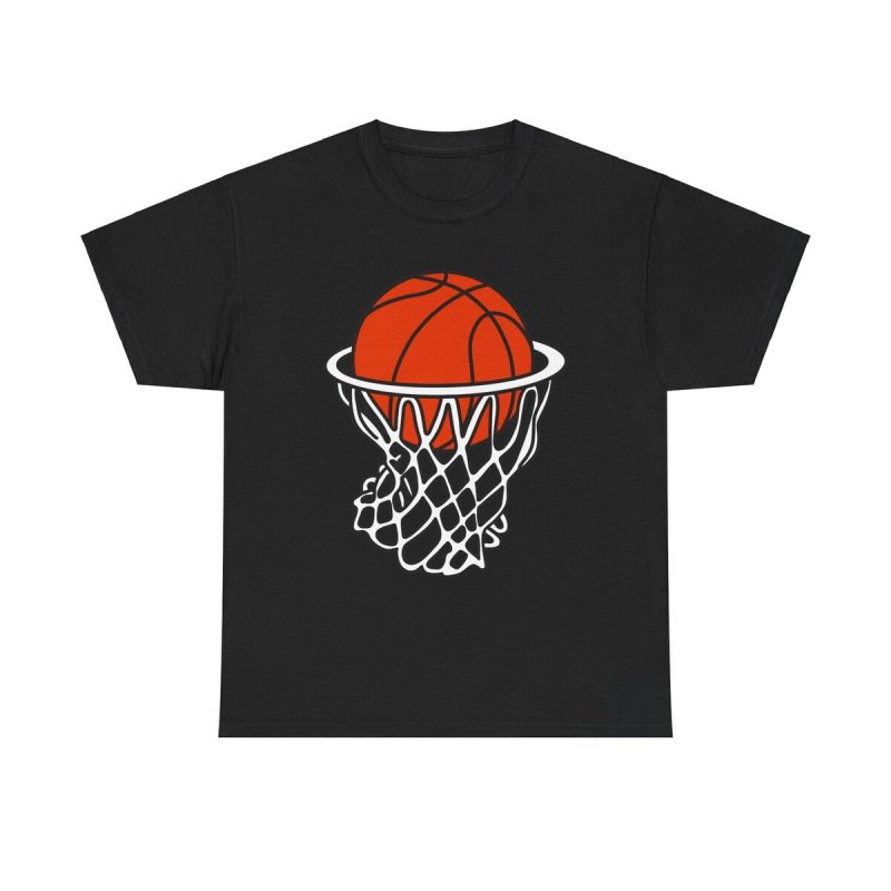 Nothing But Net Unisex T-Shirt - Basketball Sports Athlete Slam Dunk Hoops Court Art