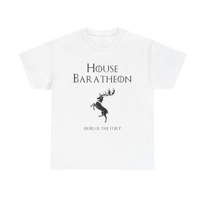 Ours Is The Fury Unisex T-Shirt - House Baratheon Game Of Thrones Stag Sigil Got Quote