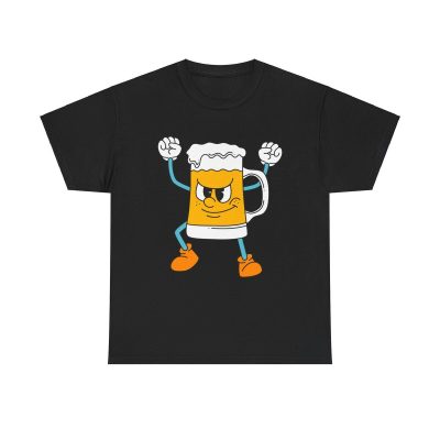 Party Animal Unisex T-Shirt - Beer Celebration Quirky Cartoon Character Wild Night Out