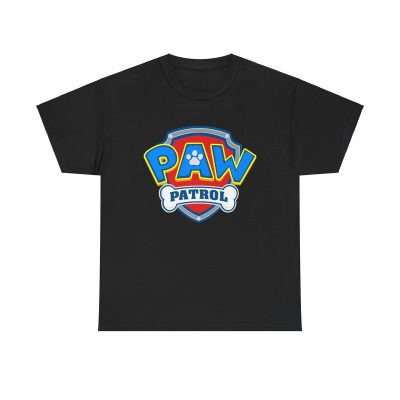 Paw Patrol Logo Unisex T-Shirt - Nickelodeon Cartoon Pups Rescue Ryder Chase Marshall
